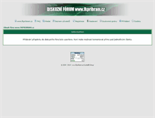Tablet Screenshot of forum.fkpribram.cz